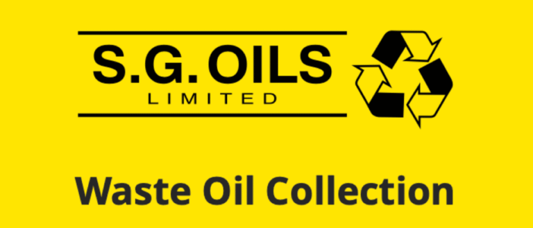 S.G. Oils Ltd company logo – specialist in waste oil collection and industrial waste management.